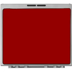 Chef-Mix Herdabdeckplatte Matte Rot Wasserdicht 620x535 Schutz für Elektroherd