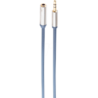 ShiverPeaks sp-PROFESSIONAL Audio-Kabel 1,5 m 3.5mm Blau, Chrom
