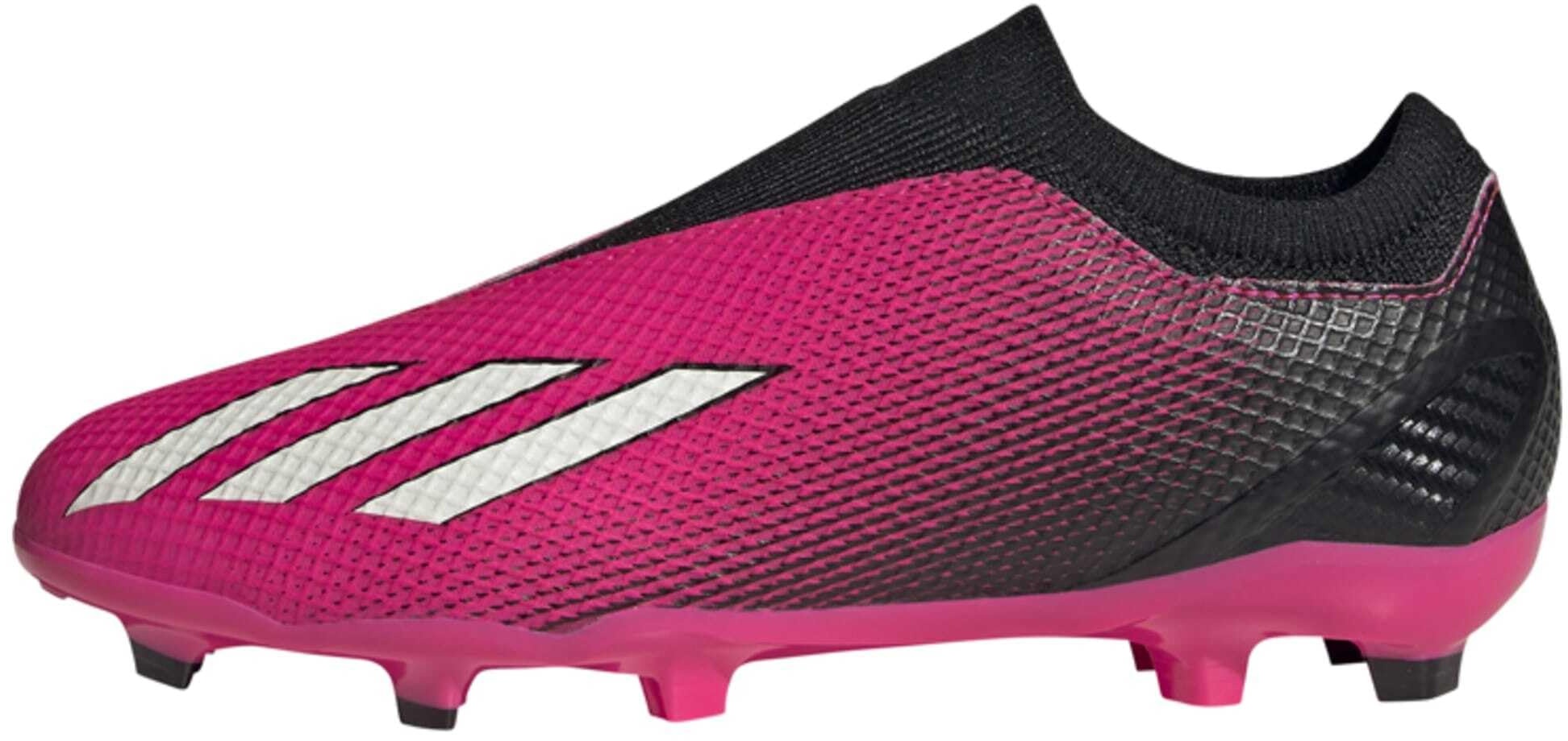 Adidas X Speedportal.3 Ll Fg J Football Shoes (Firm Ground), Team Shock Pink 2/Zero Met./Core Black, 36 2/3 EU - 36 2/3 EU