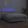 vidaXL Boxspringbett mit Matratze & LED Weiß 140x200 cm Kunstleder