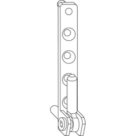 Winkhaus Ecklager Esv.6-3-16.sl, symmetrisch, 100 kg, silber