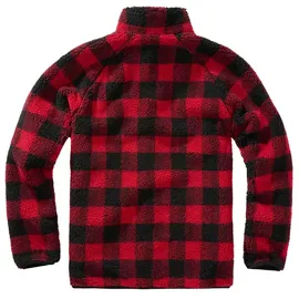 Brandit Textil Teddy Jacke Red / Black 4XL
