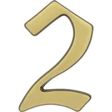 Alpertec Hausnummer 2 Bronze Hausnummern Hausnummerschild - Alpertec