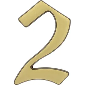 Alpertec Hausnummer 2 Bronze Hausnummern Hausnummerschild - Alpertec