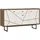 Quartier Sideboard Brolo 167 x 90,3 x 40 cm Eiche / Schwarz / Weiß