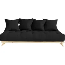 Karup Daybett Senza 90 x 200 cm Kiefer massiv schwarz