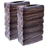 Pinikay Holzbriketts 100% Eiche 20 kg (2 Packungen je 10 kg) – 8-eckig mit Loch – Premium Qualität – Hoher Heizwert – Geringe Asche – Hartholzbriketts für Ofen & Kamin, Pinikay Briketts, Holzbriketts