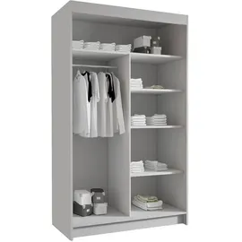 Mirjan24 Schiebetürenschrank, Weiß,