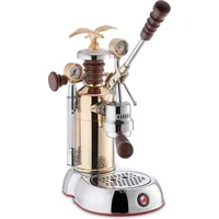 Smeg La Pavoni LPLESC01EU, Espressomaschine Esperto Competente, Chrome/or, Chrom/Gold