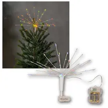 Star Trading Baumspitze Firework Topstar Mit 100 Blinkenden Leds Bunt Ø 35cm