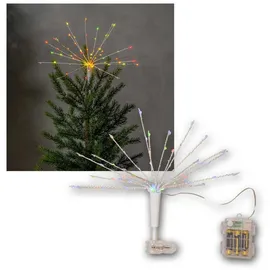 Star Trading Baumspitze Firework Topstar Mit 100 Blinkenden Leds Bunt Ø 35cm