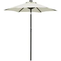 vidaXL Sonnenschirm Ø 200 cm Sandfarben