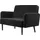 Paperflow Sessel LISBOA Stoff 124,0 x 81,5 x 83,0 cm schwarz