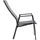 AMBIA GARDEN Gartensessel TERUEL 56 x 110 x 65 cm silber