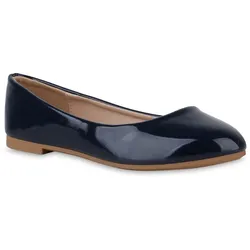 Damen Klassische Ballerinas in Dunkelblau