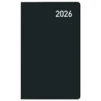 Korsch Verlag Taschenkalender Saturn Leporello Karton schwarz 2026