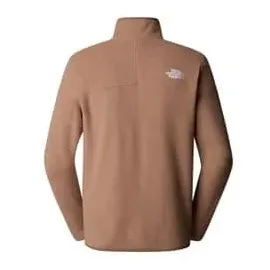 The North Face Herren 100 Glacier 1/4 Zip Pullover (Größe XL, braun)