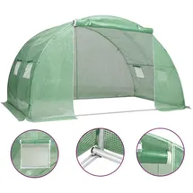 vidaXL Gewächshaus 4 x 2 x 2 m grün