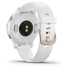 Garmin Venu 2S 40 mm Silikonarmband weiß/rosegold