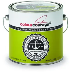 colourcourage® Premium Wandfarbe matt Moutarde Verte