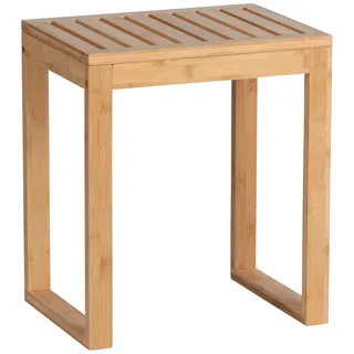 Wenko Hocker BAMBUSA (BHT 40x30x46 cm - BHT 40x30x46 cm