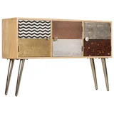 vidaXL Sideboard 120 x 30 x 75 cm Massivholz Mango
