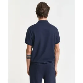 GANT Reg Shield Kurzarm-poloshirt Evening Blue L