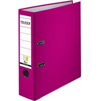 Falken Ordner 23001048, PP, A4 8cm, Kunststoffordner, brombeer