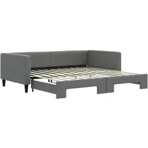 vidaXL Tagesbett 100 x 200 cm Dunkelgrau