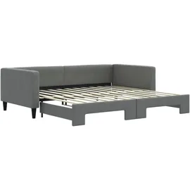 vidaXL Tagesbett 100 x 200 cm Dunkelgrau