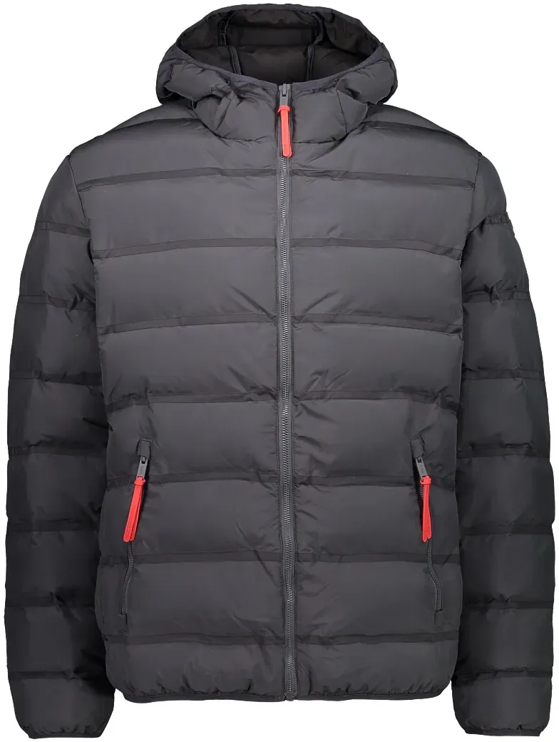 CMP Winterjacke (nahtlos, mit Wattierung und Kapuze) anthrazit Herren