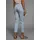 delmao 7/8-Hose DELMAO Blau/Grau 36
