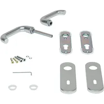 Hörmann Drückergarnitur D-110 Kurzschild BB, Alu