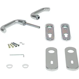 Hörmann Drückergarnitur D-110 Kurzschild BB, Alu