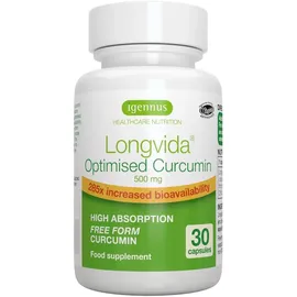 Igennus Healthcare Nutrition Longvida Curcumin 500 mg Kapseln 30 St.