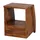 Wohnling Nachtschrank Braun Sheesham 45 x 53 x 40 cm