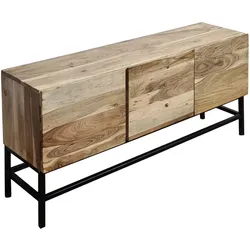 Sideboard Kommode Akazie 120x30x60 cm naturfarben Nagar IV