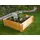 Promadino Pflanzbeet 100 x 100 x 33,5 cm natur