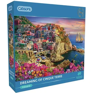 Gibsons Puzzle Dreaming of Cinque Terre 1000 Teile Landschaft