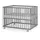Sämann Laufgitter mit Matratze SleepPlus, Lattenrost & Sprossen grau Premium | Gr.: 120x120 cm