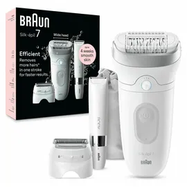 Braun Silk-épil 7 7-441 Silber/Weiß