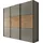 STAUD Schwebetürenschrank Includo 249 x 222 x 68 cm Grau