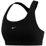 Nike Swoosh Light Support Non-Padded Sport-BH Damen 010 black/white L