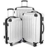 Hauptstadtkoffer Unisex Alex Luggage- Luggage Set, Weiß, Koffer-Set
