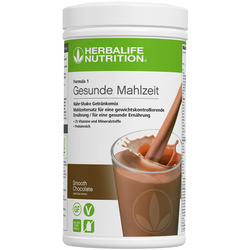 Herbalife Formula 1 Shake – verschiedene Geschmacksrichtungen Smooth Chocolate (Schokolade)