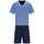 HAJO Pyjama kurz Blau 5XL