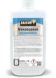 SAICOS Zusatz Verzögerer, Verlängert die Verarbeitungsfähigkeit des Lackes, 450 ml - Flasche