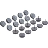 BGS Diy 80868 Satz Filzgleiter gestiftet Ø 24 mm Ø 20-tlg.