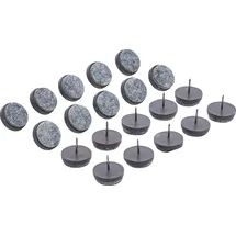 BGS Diy 80868 Satz Filzgleiter gestiftet Ø 24 mm Ø 20-tlg.