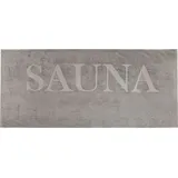 ZOLLNER Saunatuch 80 x 200 cm grau